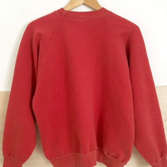 Vintage Hadway Faded Red Sweatshirt - Picture 6 of 6